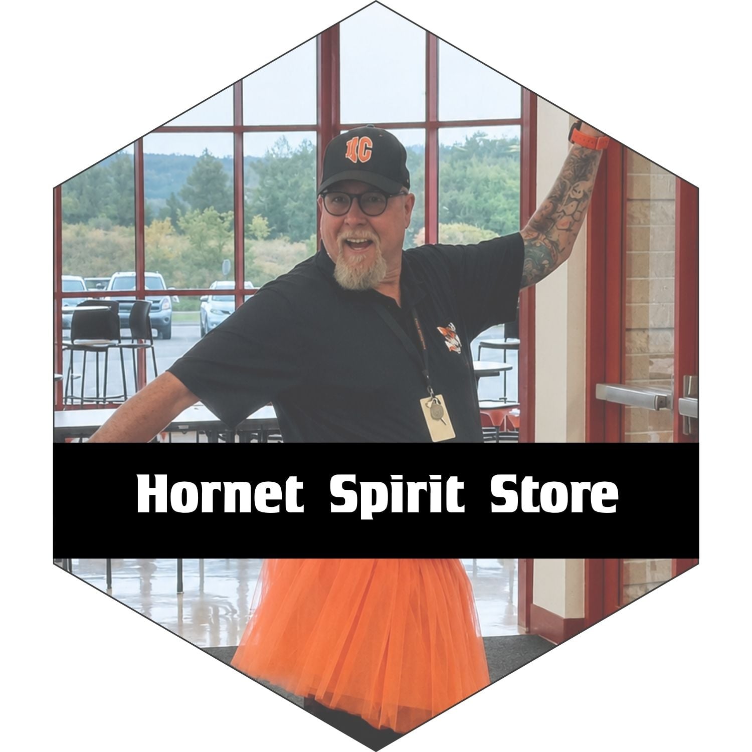 Staff Member in Hornet Apparel - Hornet Spirit Store