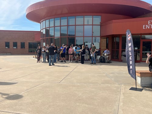 Band Performing