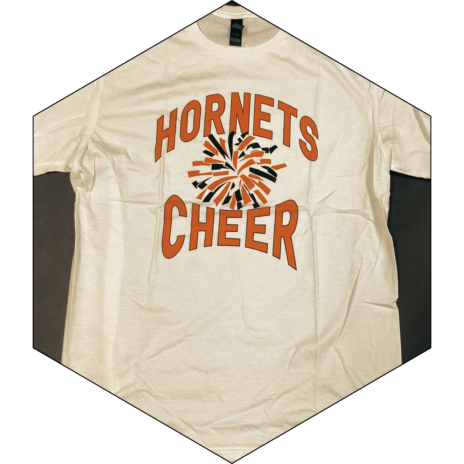 Hornets Cheer White Short Sleeve T