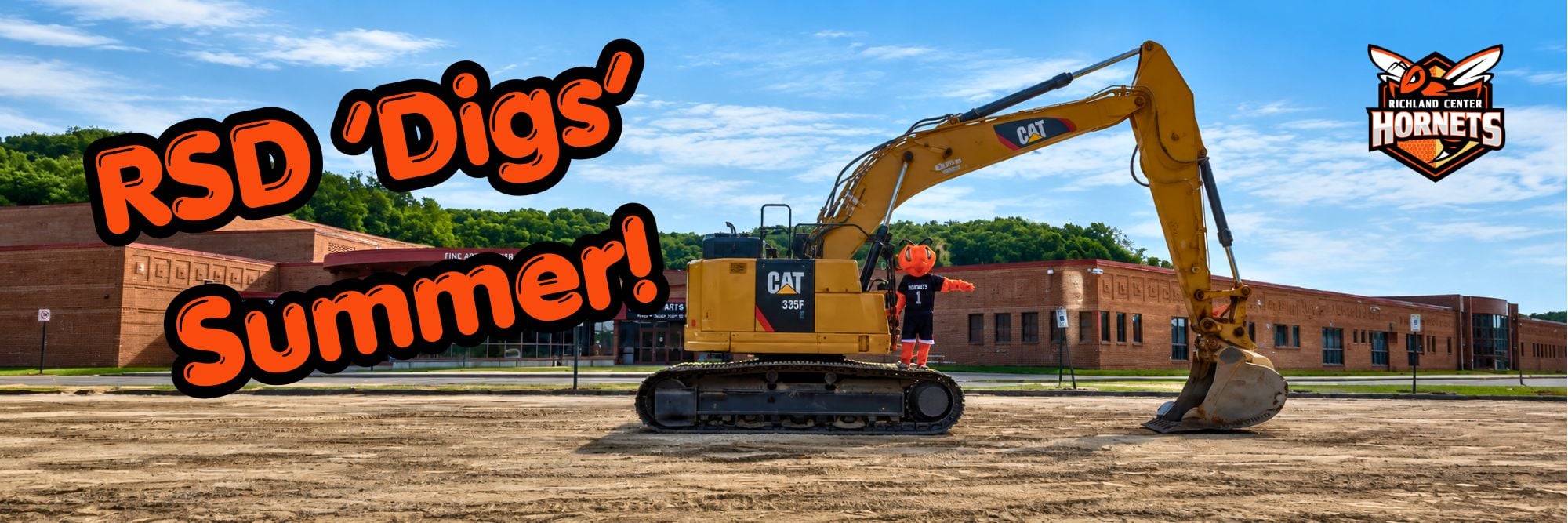 RSD Digs Summer - Homer on a digger