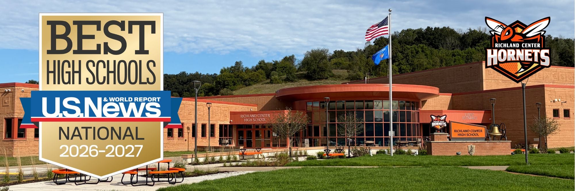 RSD - Best High Schools award - outside shot of exterior of RCHS